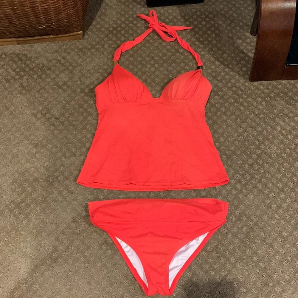Victoria’s Secret Women’s Tankini Coordinated Set Top Medium Bottom Small/Petite - Picture 2 of 9